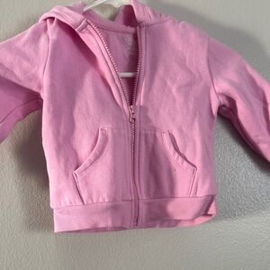 Charming Pink Kids Zip-Up Hoodie